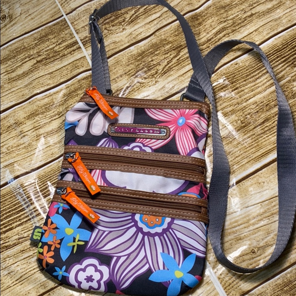 Lily Bloom floral crossbody bag
